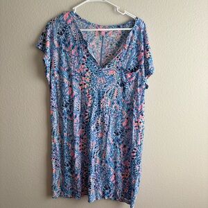 Lilly Pulitzer Duval dress in the "Tic Tac Tile" print